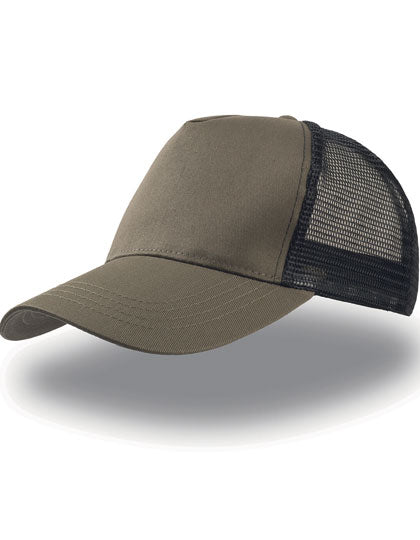 Rapper Cotton Cap - Olive_Black