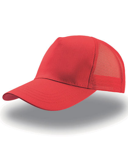 Rapper Cotton Cap - Red_Red