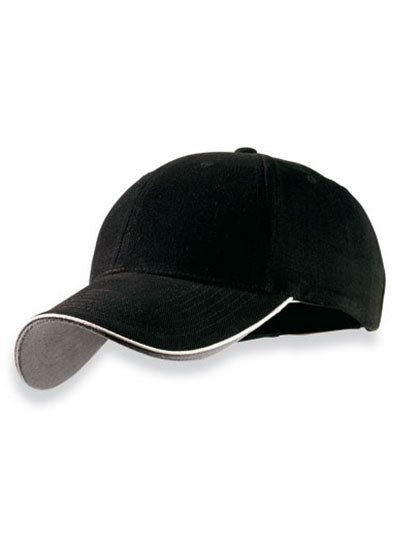 Pilot Piping Sandwich Cap - Black_White_Grey