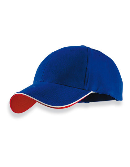 Pilot Piping Sandwich Cap - Royal_White_Red