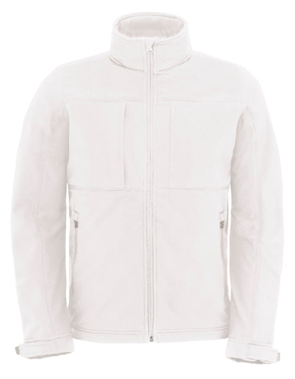 Men´s Hooded Softshell - White