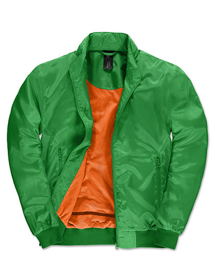Men´s Jacket Trooper - Real-Green_Neon-Orange