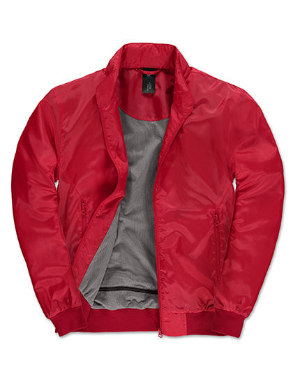 Men´s Jacket Trooper - Red_Warm-Grey