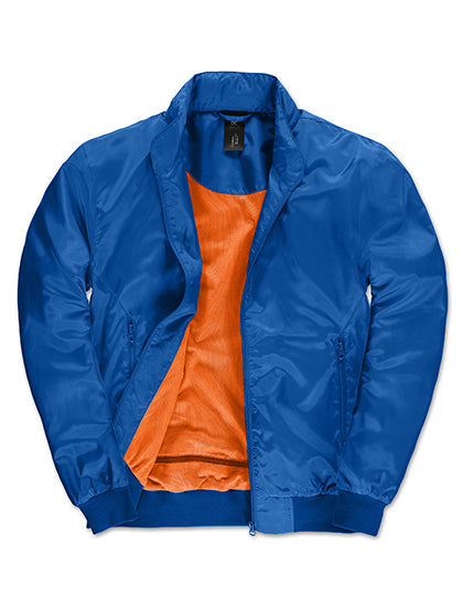 Men´s Jacket Trooper - Royal-Blue_Neon-Orange