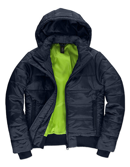 Women´s Jacket Superhood - Navy Neon Green