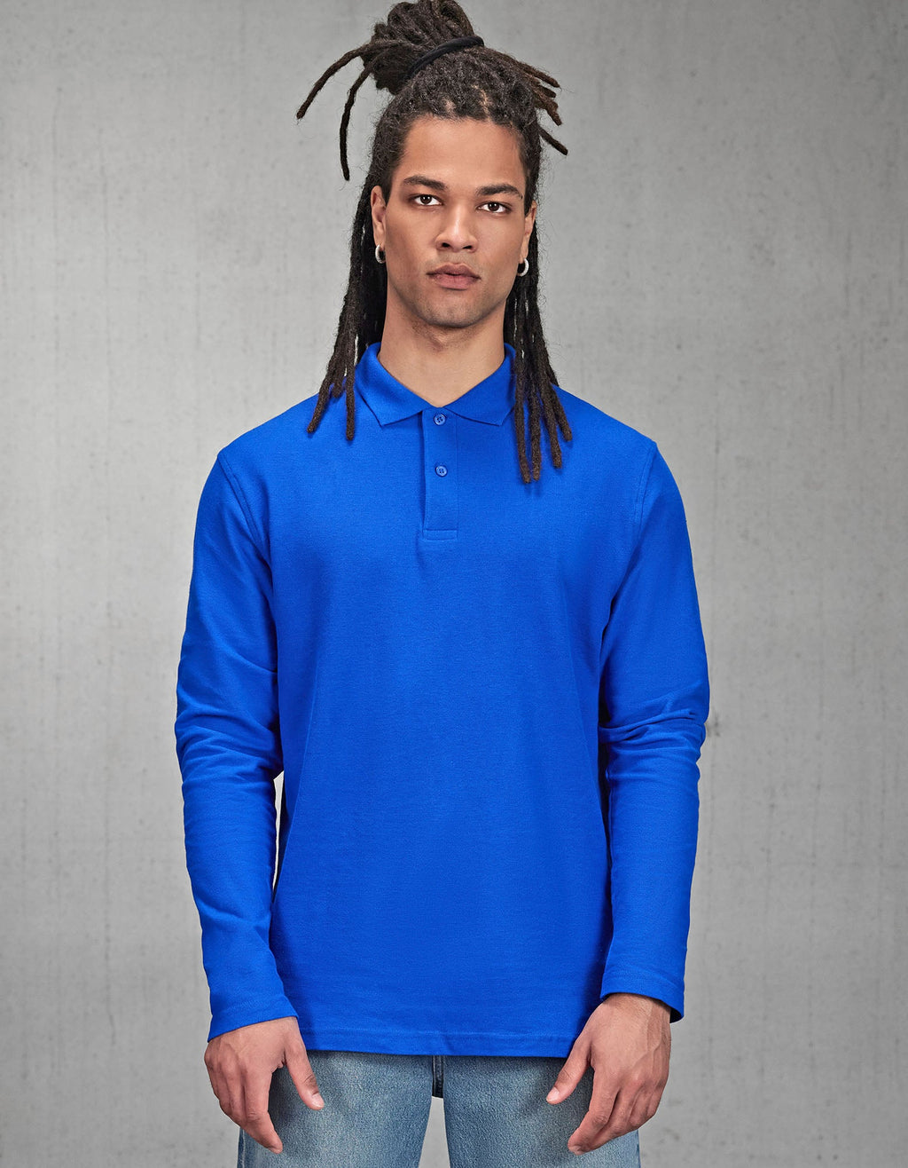 Men´s Long Sleeve Polo ID.001 besticken & bedrucken | Pulsar Workwear