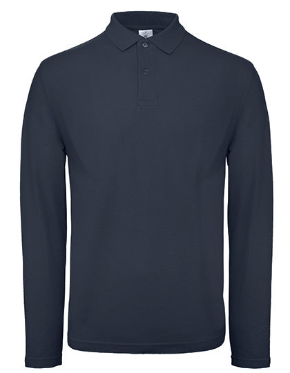 Men´s Long Sleeve Polo ID.001 - Navy