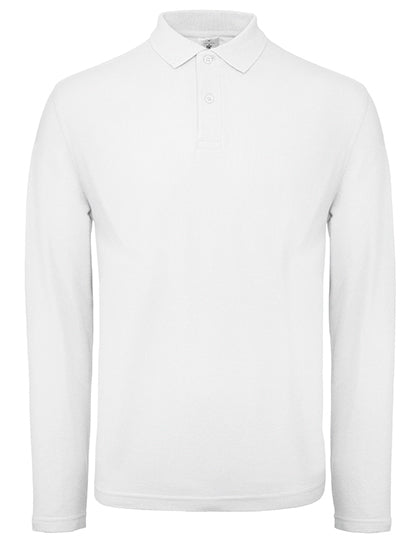 Men´s Long Sleeve Polo ID.001 - White