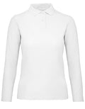 Women´s Long Sleeve Polo ID.001 - White