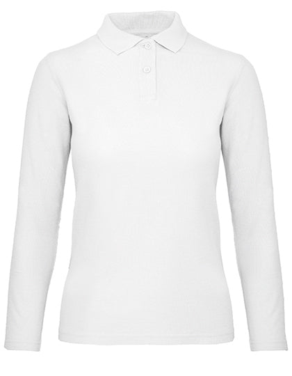 Women´s Long Sleeve Polo ID.001 - White