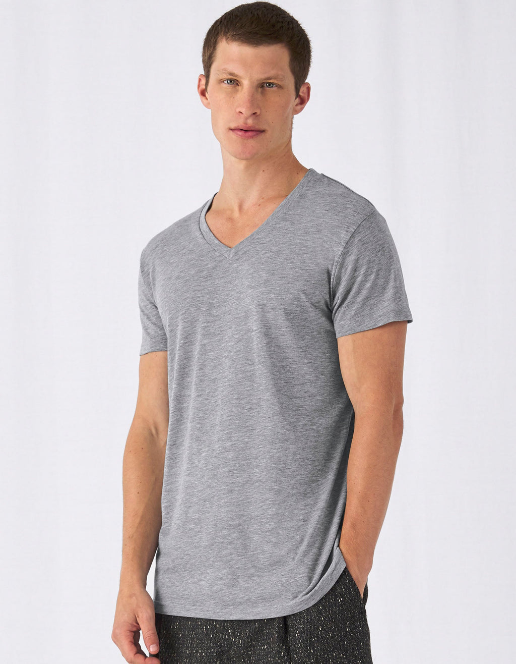 T-Shirt Men´s V-Neck Triblend besticken & bedrucken | Pulsar Workwear
