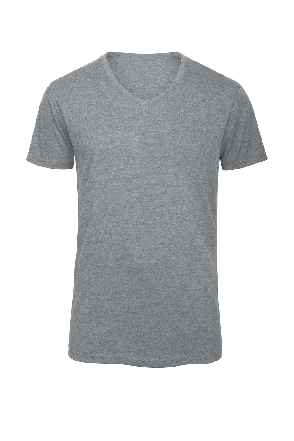 Men´s V-Neck Triblend T-Shirt - Heather-Light-Grey