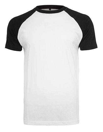 Raglan Contrast Tee - White_Black