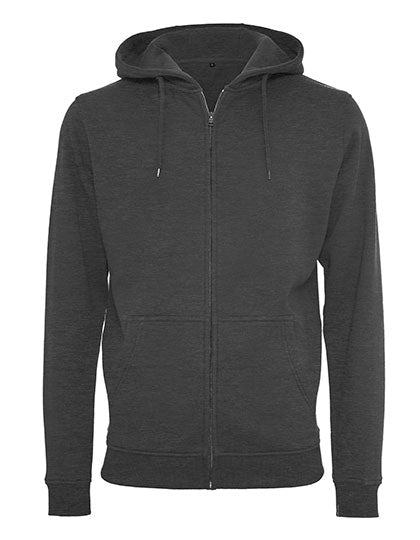 Heavy Zip Hoody - Charcoal-(Heather)