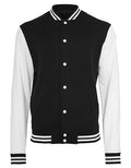 Sweat College Jacket - Black_White