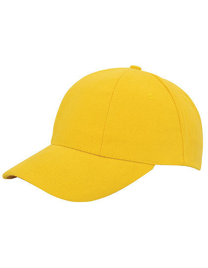 Baumwoll-Cap Low Profile/Brushed - Yellow