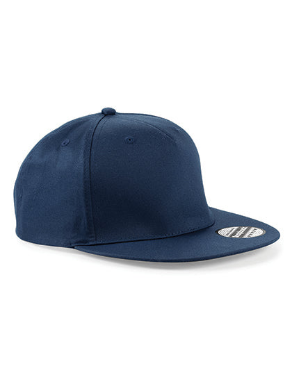5 Panel Snapback Rapper Cap - French-Navy