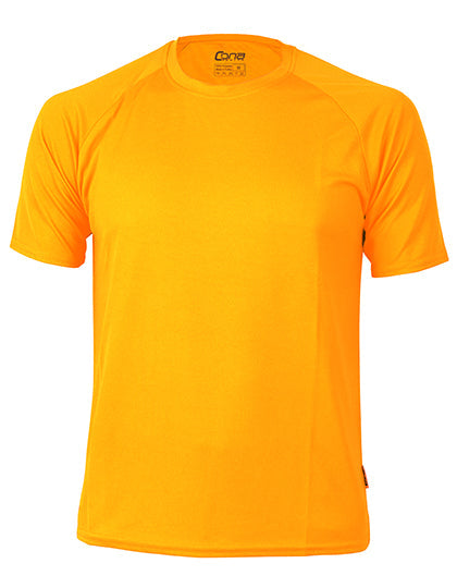 Rainbow Tech Tee - Gold-Yellow