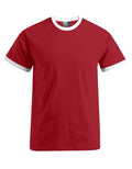 Men´s Contrast-T - Fire Red / White
