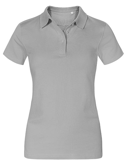Women´s Jersey Polo - New-Light-Grey-(Solid)