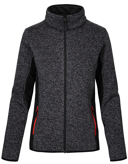 Women's Knit Jacket Workwear - Heather-Graphite