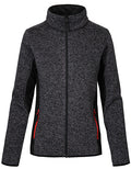 Women's Knit Jacket Workwear - Heather-Graphite