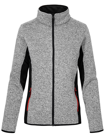Women's Knit Jacket Workwear - Heather-Grey