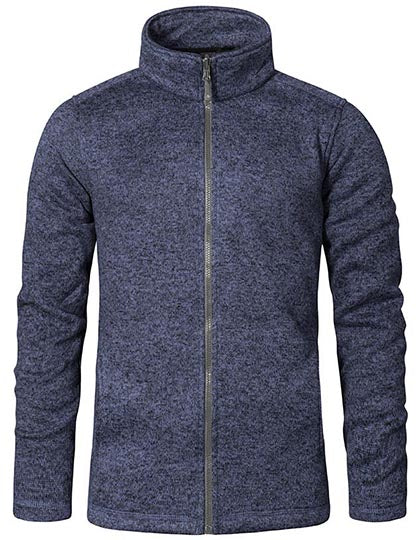 Men´s Knit Fleece Jacket C+ - Heather Blue