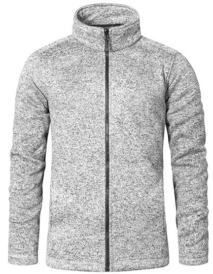 Men´s Knit Fleece Jacket C+ - Heather Grey