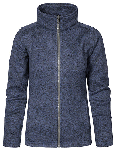 Women´s Knit Fleece Jacket C+ - Heather Blue