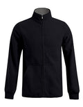Men´s Double Fleece Jacket - Black/Light Grey (Solid)