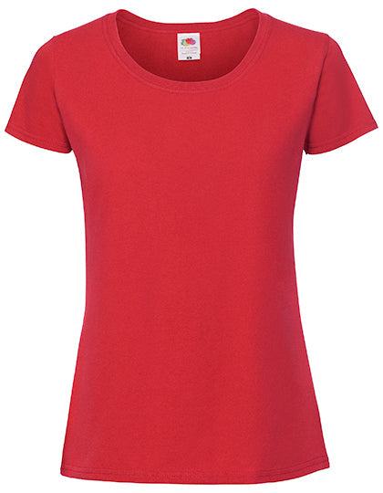 Ladies Iconic 195 Ringspun T - Red