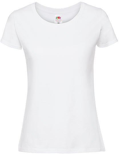 Ladies Iconic 195 Ringspun T - White