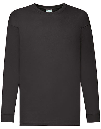 Kids´ Valueweight Long Sleeve T - Black