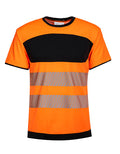 EOS Hi-Vis Workwear T-Shirt With Printing Area besticken & bedrucken | Pulsar Workwear