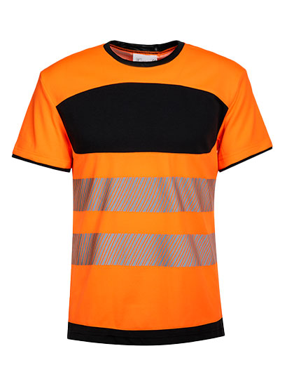 EOS Hi-Vis Workwear T-Shirt With Printing Area besticken & bedrucken | Pulsar Workwear