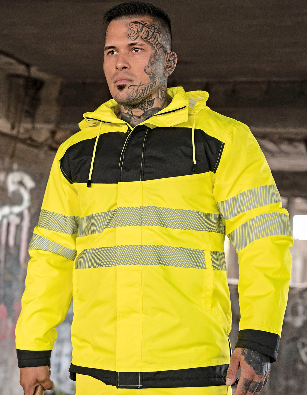 EOS Hi-Vis Workwear Parka With Printing Area