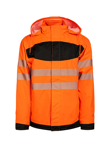 EOS Hi-Vis Workwear Parka With Printing Area - Signal-Orange_Black