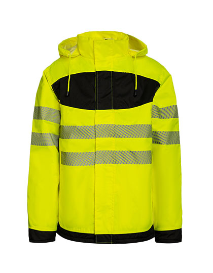 EOS Hi-Vis Workwear Parka With Printing Area - Signal-Yellow_Black