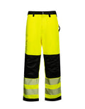 EOS Hi-Vis Workwear Trousers With Printing Areas - Signal Yellow Black
