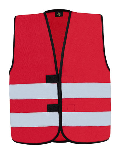 Kids´ Hi-Vis Functional Safety Vest Aarhus - Red