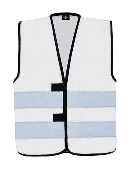 Kids´ Hi-Vis Functional Safety Vest Aarhus - White