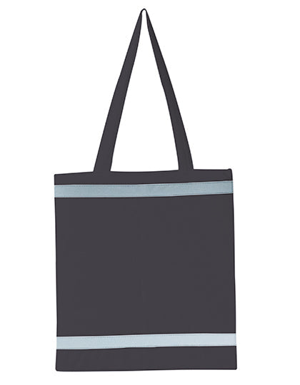 Warnsac® Reflective Shopping Bag With Long Handles - Grey