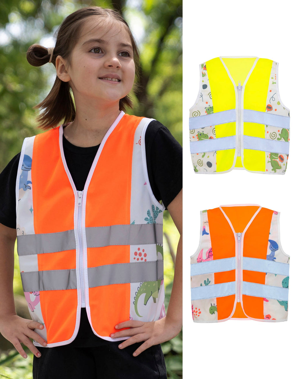 Children´s Safety Vest Action Dinosaurs CO² Neutral