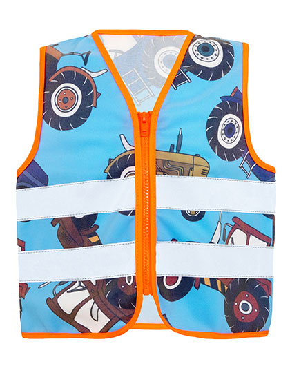 Children's Safety Vest Action Working Heroes CO2 Neutral - Tractor