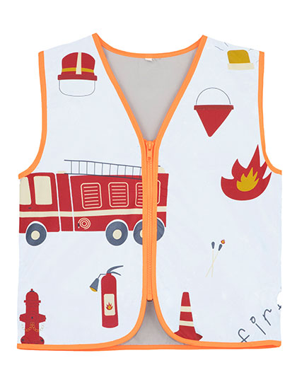 Children´s Functional Vest Rescue Rangers CO² Neutral besticken & bedrucken | Pulsar Workwear