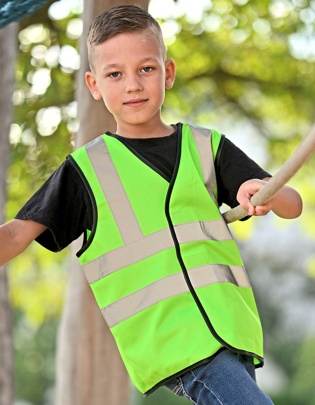Childrens Safety Vest Esbjerg - 4 Reflective Stripes