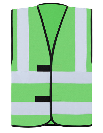 Hi-Vis Safety Vest With 4 Reflective Stripes Hannover - Green
