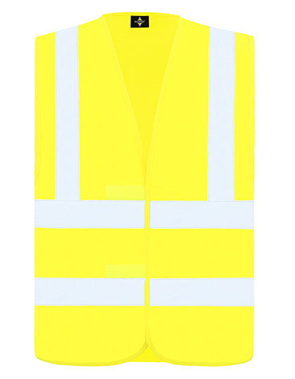 Hi-Vis Safety Vest With 4 Reflective Stripes Hannover - Signal Yellow