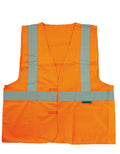 Hi-Vis Safety Vest With 3 Reflective Stripes Bremen - Signal-Orange